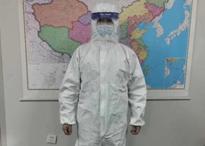 China Chemical Resistant Medical Scrub Suits Safety Protective Clothing Microporous Type for sale