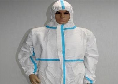 China Durable Disposable Non Woven Coverall Waterproof Work Wear Uniform Eco - Friendly for sale