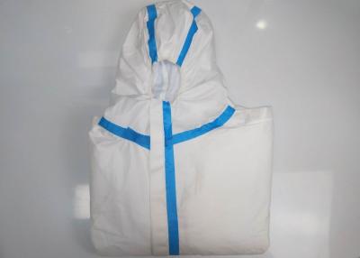 China Anti Bacteria Disposable Surgical Gown Protective Doctors Suits With Blue Tape for sale