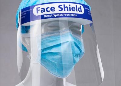 China Fog Resistant 0.25mm 32*22cm Transparent Face Shield for sale