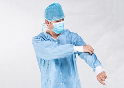 China Pulp Spunlace Nonwoven Fabric XL Disposable Patient Gowns for sale