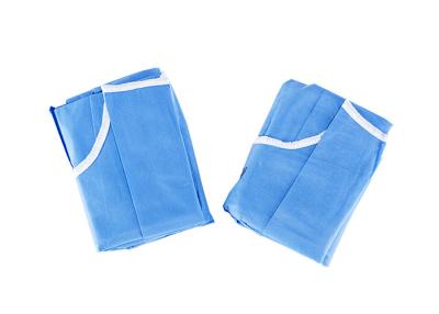 China Single Use Non Woven Hospital XXL Disposable Surgical Gown for sale