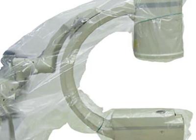 China As tampas médicas descartáveis do equipamento dos C-braços, as tampas estéreis da ponta de prova com grampos drapejam à venda