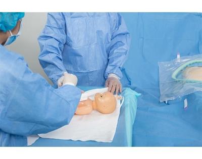 China Chirurgischer Lieferungs-Wegwerfsatz-steriler Kaiserschnitt drapieren CER Zertifikat zu verkaufen