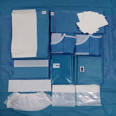 China Surgical By Pass Pack Disposable Sterile Cardiovascular Drape CE Certificate for sale