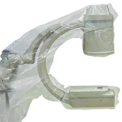 China Sterile Disposable Medical Equipment Covers PE Film C-Arm Cover Head for sale