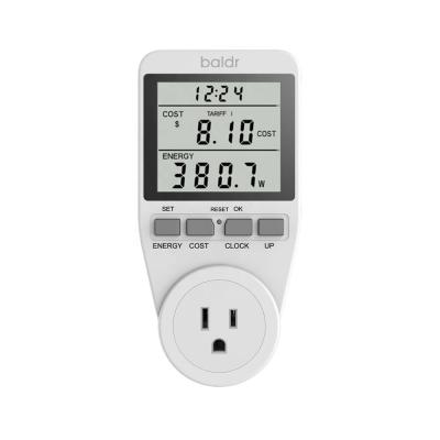 Chine AU USA FR EU UK Smart Dual Socket Electricity Tariff Monitor Residential / Multipurpose Electricity Meter Socket à vendre