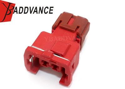 China Red 2 Way Female Connector , Fuel Injector Waterproof Automotive Connectors for sale