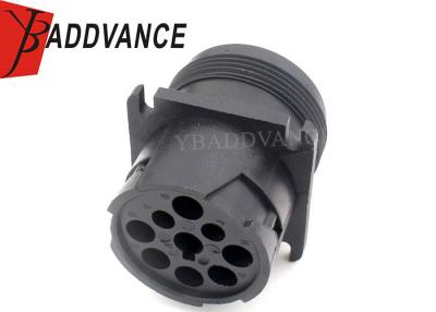 China HD10-9-1939P 9 Pin Round Connector Flange Threaded Rear Receptacle Connector for sale