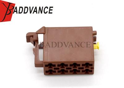 China Brown 8 Pin Connector 357035447A Radio Electrical Connector For Audi VW for sale