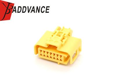 China 10340790 14 Pin Automotive Electrical Connectors Female Kostal Yellow for sale