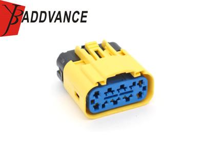China 1855-0107919A 14 Pin Sealed PBT FCI Auto Waterproof Connector Yellow Color for sale
