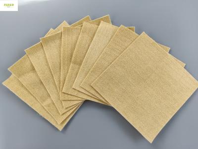 China Aramid Nomex Needle Punched Felt Nonwoven Filter Media Acid / Alkali Resistance for sale