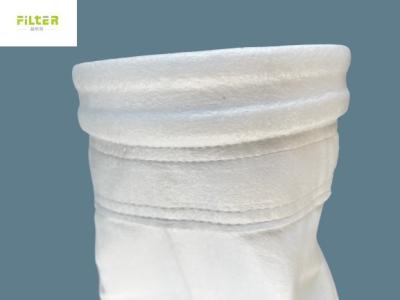 China White High Temperature Polyester Filter Bag 0.2 - 2mm Thickness for sale