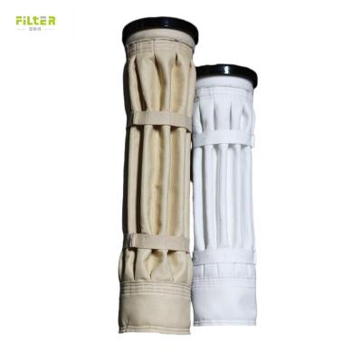China Pocket Type Dust Collector Filter Bag Polyester Nomex Pleated Filter Socks for sale