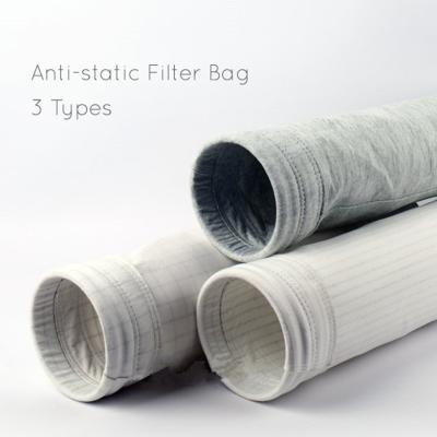 Chine Sachets filtre de tissu antistatique de polyester pour le collecteur de poussière à vendre