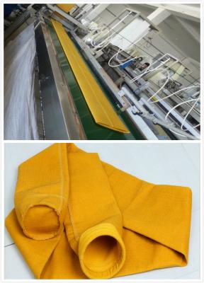 China resistencia de la membrana de los bolsos de filtro de la planta P84 del cemento 550GSM PTFE al ácido en venta