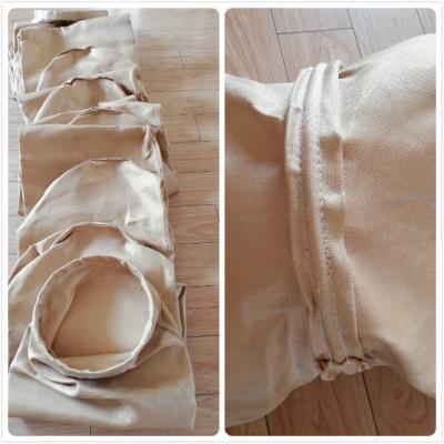 China Durable High Temperature Filter Bags Fibreglass Oil Water Repellent Filter Bag for sale