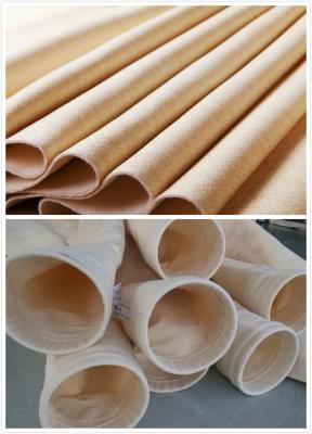 China Tela filtrante de Nomex Aramid/material industriales 450GSM~650GSM del paño del filtro de aire en venta
