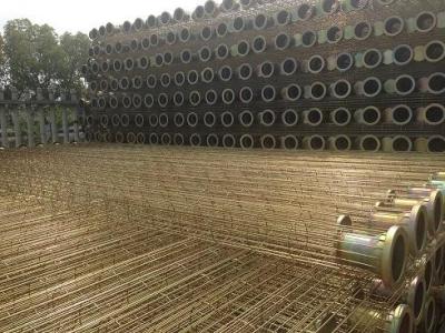 Chine Le sachet filtre de Baghouse d'acier au carbone met en cage la taille adaptée aux besoins du client de haute résistance à vendre