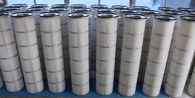 China Three-lugs dust collector filter cartridge for wood processing and pigment industry for sale