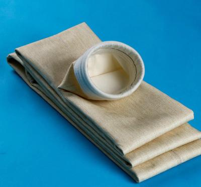 China High Temperature Aramid Filter Bag 450GSM~550GSM For Cement Plant for sale