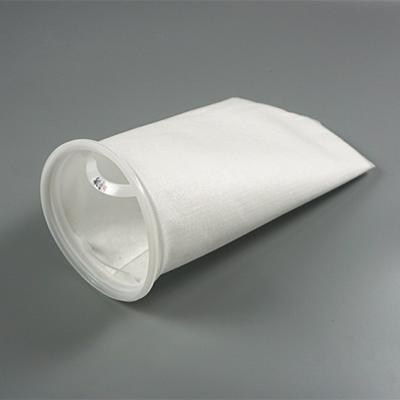 China Polyester 200 Micron Hanging Loop Nylon Mesh Filter Bags with Steel Ring for sale
