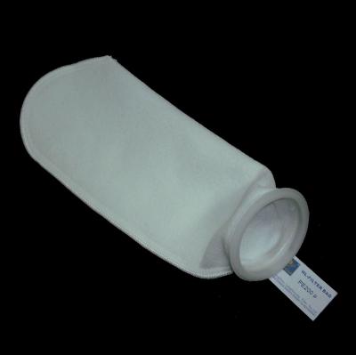 China Zinc Plated Top NMO Liquid Filter Bag 200u Micron For Water Filtration for sale
