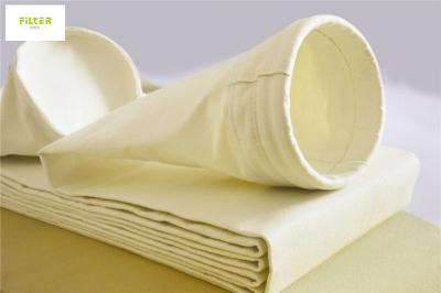 China Homopolymere-Acryl-Staub-Filtertüten für Widerstand der Kollektor-hohen Temperatur zu verkaufen