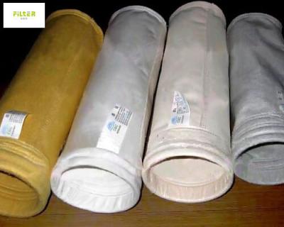 China Fibreglass Nomex PTFE PPS Filter Bags 500gsm Pollution Control for sale