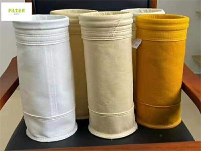 China Alta temperatura do saco de filtro do cimento da membrana da fibra de vidro da tela de Needled à venda