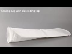 100 150 200 250 300 Micron Nylon Hanging Loop Filter Mesh Bag 10x12 Inch