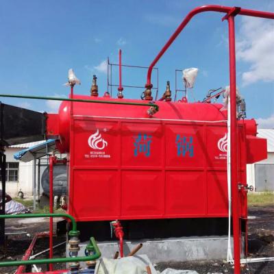 China Laos factory used hand fired wood pellet industrial steam boiler for sale