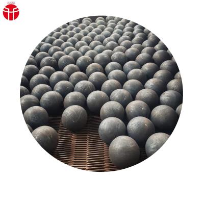 China 20mm 160mm Forged Grinding Balls 4 Inch Crushed Solid Steel Balls For Mine Ball Mill for sale