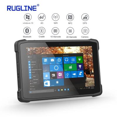 China 1.33GHz BT4.1 Windows 10 Rugged Tablet PC Barcode Scanner Shockproof for sale