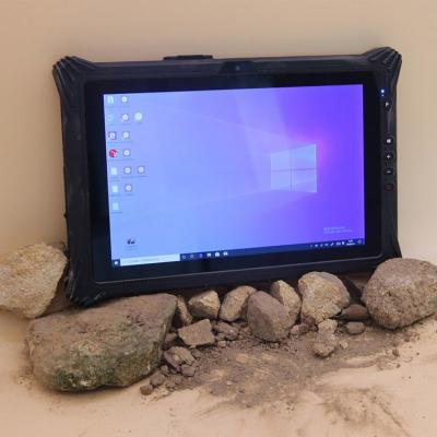 China Industrial 7.4V I7-8550U 330Nit Windows 10 Rugged Tablet PC for sale