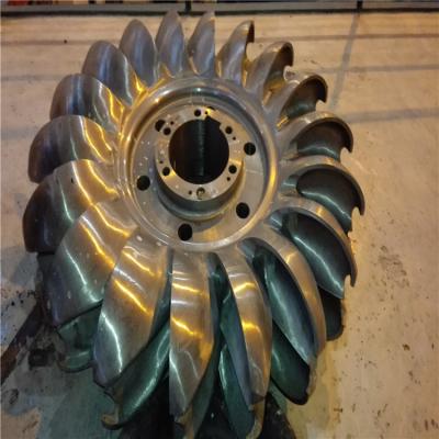 China Stainless Steel Hydropower Plant Components Pelton Turbine Runner for sale