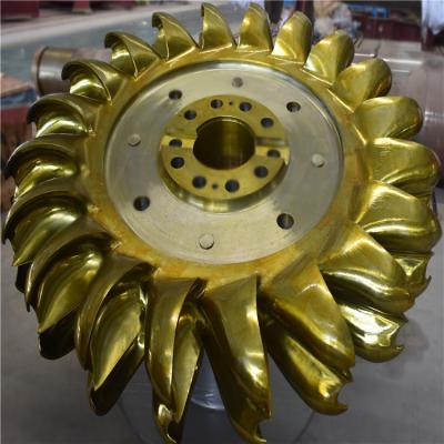 China High Efficiency Hydropower Plant Components Stainless Steel Pelton Turbine Runner for sale