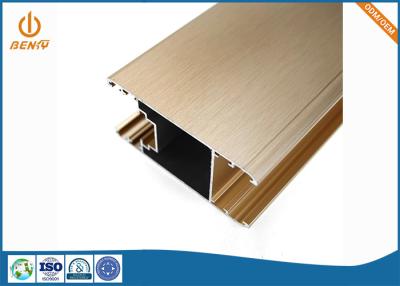 China Alloy 6063 Custom Aluminum Extrusion Profiles High Precision Brushed for sale