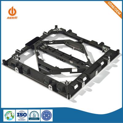 China Die Casting Parts Wall Frame Back Panel Aluminum Indoor HD LED Display Screen Backplane Alloy Gravity Cabinet for sale
