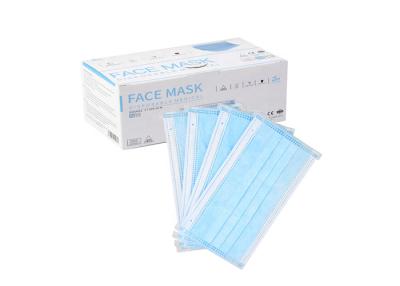 China Dust Protection 3 Layer Disposable Medical Face Mask OEM ODM LOGO for sale