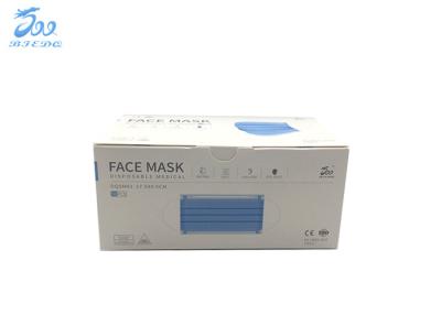 Chine Plis jetable chirurgical confortable ISO13485 de masque protecteur 3 à vendre