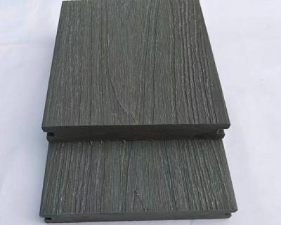 China 140X23 best china grey capped composite deck building materials outdoor wpc decking for sale