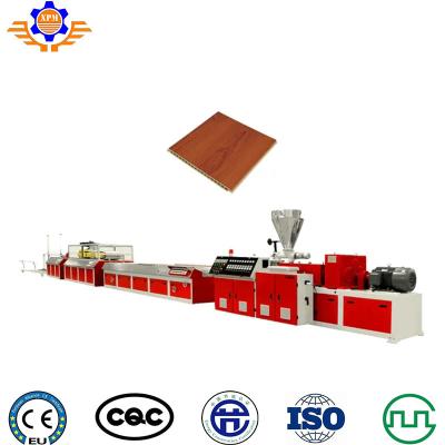 China 350Kg/H Plastic Trunk PVC Wall Panel Extrusion Line Plastic Profile Machinery Te koop