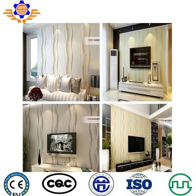 China 120 - 320Kg/H Plastic PVC WPC Ceiling Wall Panel Make Manufacturing Extrusion Machine Lines Te koop