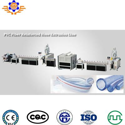 Chine Tuyau flexible de gaz d'eau de jardin de PVC faisant la ligne d'extrusion de tuyau de fibre de machine à vendre