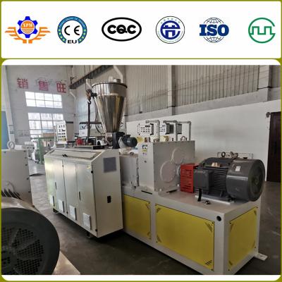 China Corrosion Resistance Plastic PVC Pipe Extrusion Line Conical Twin Screw 20 - 50MM for sale