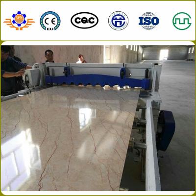 China PVC Artificial Marble Sheet / Board Makign Machine ABB Inverter Siemens Motor for sale