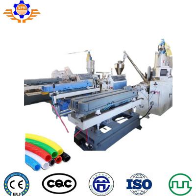 Κίνα PE PP ενιαίος εξοπλισμός μηχανών γραμμών παραγωγής σωλήνων τοίχων ζαρωμένος πλαστικό προς πώληση