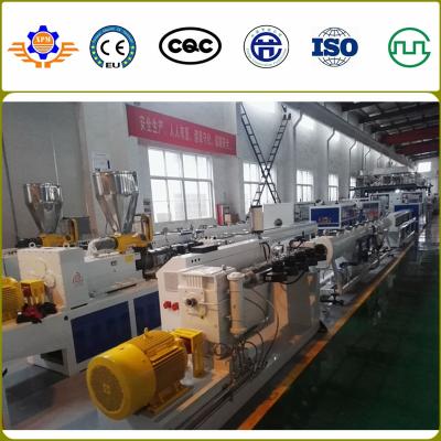 China 63-110mm PP PE Pipe Fully Automatic Extrusion Line With Siemens Motor | ABB Inverter for sale